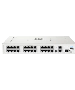WK-PS227GF 24 x 100Mbps PoE Ports, 2 x1000Mbps RJ45 Uplink Ports and 1 x1000Mbps SFP Slot